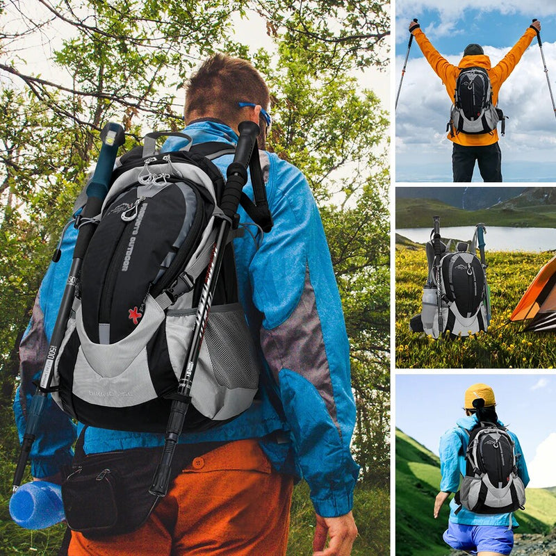 Mochila Camping Impermeável + Bolsa de Hidratação