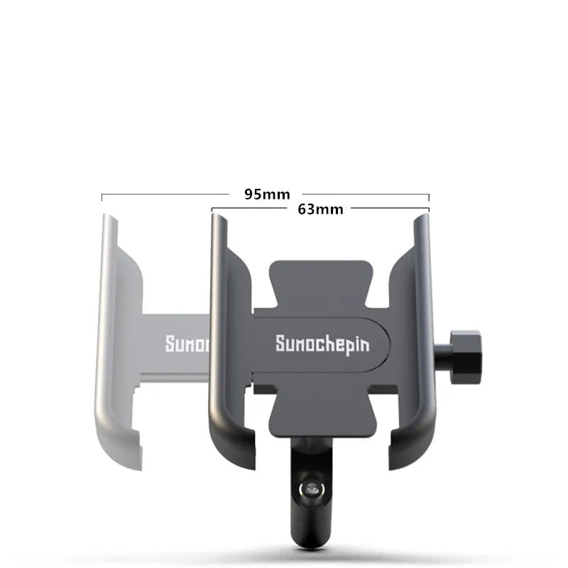 Suporte de Celular para Bike ou Moto Alumínio 360° de Rotação