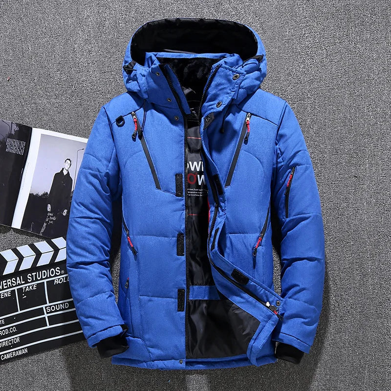 Jaqueta Térmica Puffer com Capuz Masculina