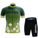 Camisa Ciclismo Brazil MTB 2023 Conjunto Camisa + Bermuda - Santo Antônio Bike Shop