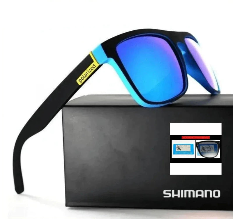 Óculos Shimano Polarizado proteção UV preto + Case