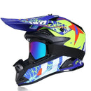 Capacete Downhill infantil  Fechado + óculos