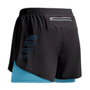 Shorts academia 2 em 1 Masculino Dry-fit