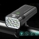 Super Led X-Tiger para Bike USB Recarregável 1500 Lumens