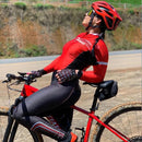 Macaquinho Ciclismo Feminino Red Dark