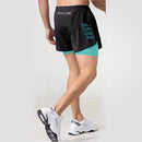 Shorts academia 2 em 1 Masculino Dry-fit