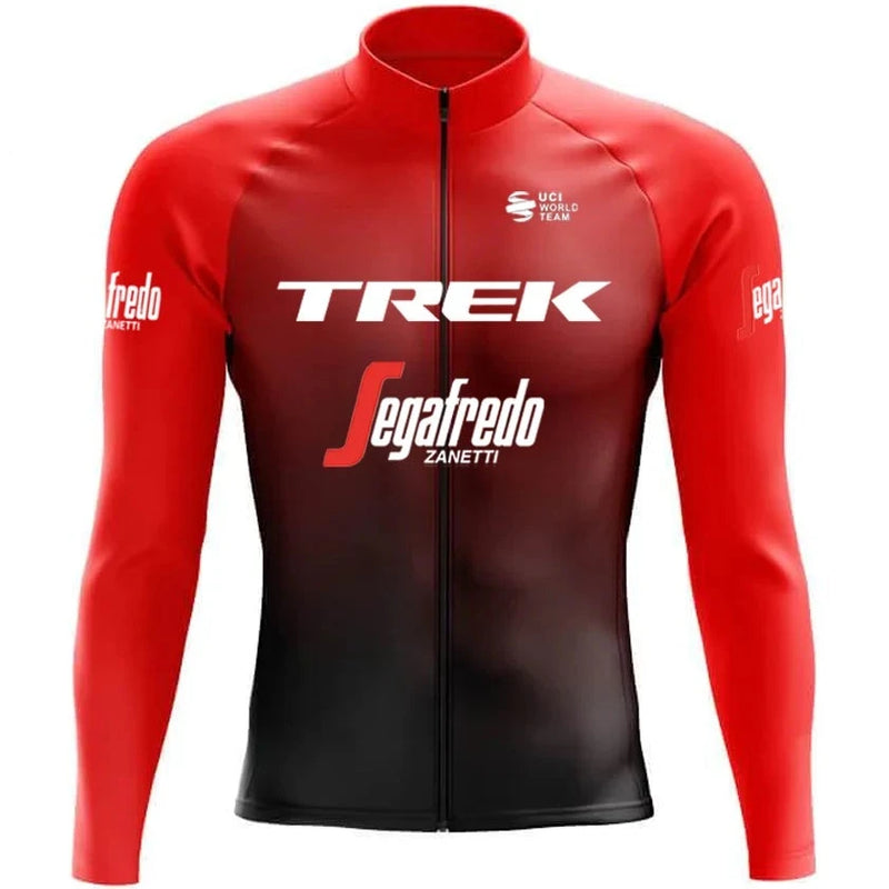 Conjunto Ciclismo Trek 2024 Camisa Manga Longa + Bretelle