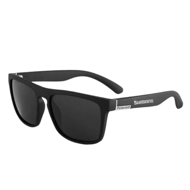 Óculos Shimano Polarizado proteção UV preto + Case