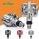 Pedal Clip Wellgo Alumínio Ultra Leve Rolamento Selado SPD