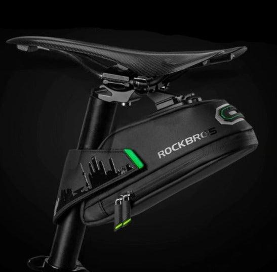 Bolsa de Selim Impermeável Rockbros - Zíper de Segurança - Santo Antônio Bike Shop
