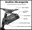 Bolsa de Selim Impermeável Rockbros - Zíper de Segurança - Santo Antônio Bike Shop