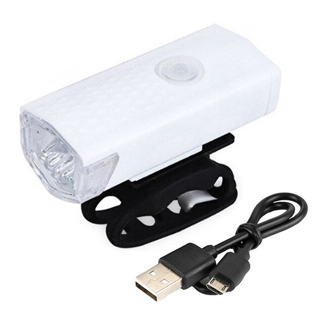 Kit iluminação para bicicleta dianteira e traseira Recarregável